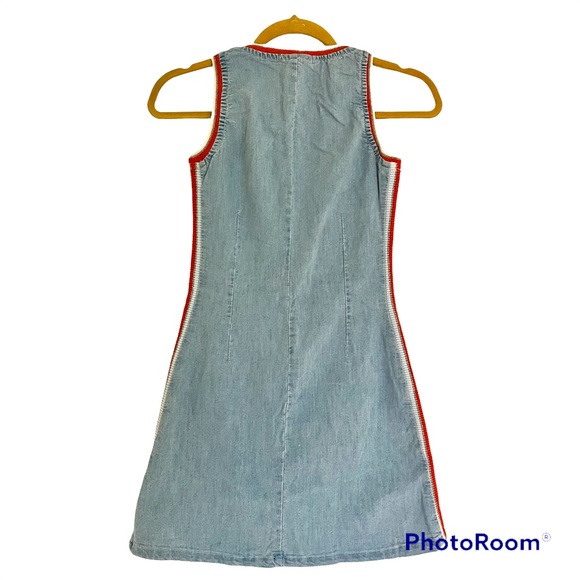 Vintage denim jean dress - size 2 - Picture 2 of 5